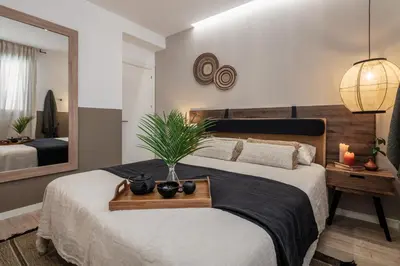 Cama o camas de una habitación en HAVU- 2 Bedroom Apartment in Trafalgar