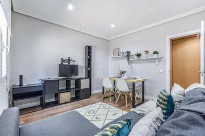 Zona de estar de Retiro VII - Práctico, moderno y en plena ciudad de Madrid