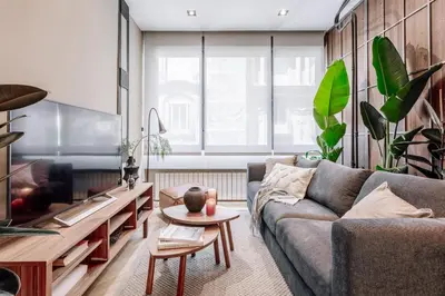 Zona de estar de MAKERE- 1 Bedroom Apartment in Almagro
