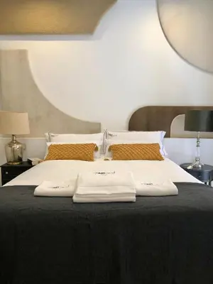 Cama o camas de una habitación en ApARTment Madrid