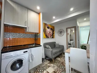 Zona de estar de Acogedor Piso Olivar Temporal