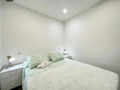 Cama o camas de una habitación en Acogedor Piso Olivar Temporal