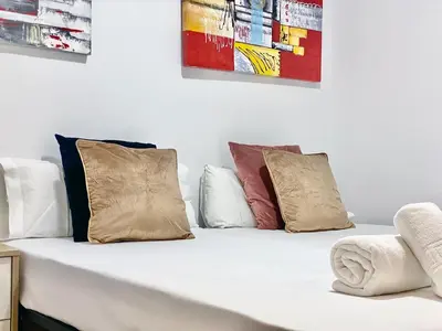 Cama o camas de una habitación en Puerta del Sol V - En el centro de Madrid