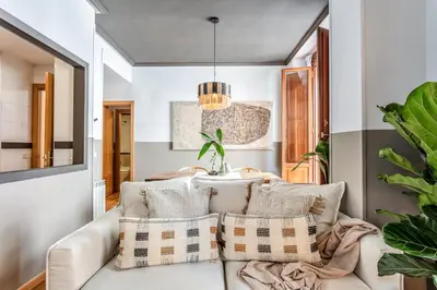 Zona de estar de TETELA- 1 Bedroom Apartment with shared pool in Centro