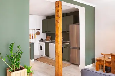 Una cocina o zona de cocina en GARA - Beautiful apartment in Fuencarral
