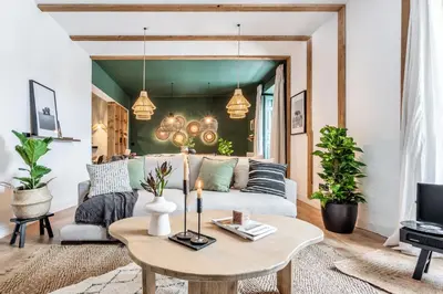 Zona de estar de LUNDA- 2 Bedroom Apartment in Malasaña