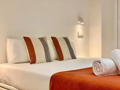 Cama o camas de una habitación en Latina Village - Apartamento de 2 dormitorios con Balcón