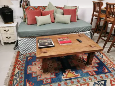 Zona de estar de Loft in Beautiful 19th Century House