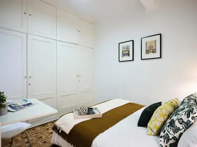 Cama o camas de una habitación en My City Home Habana I