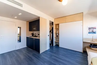 Una cocina o zona de cocina en Estudio Nuevos Ministerios