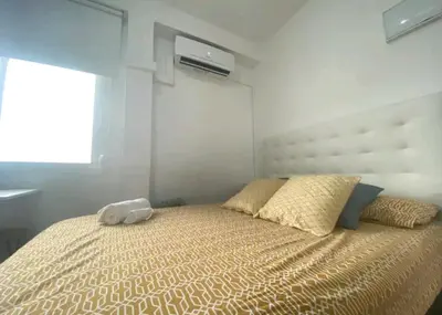 Cama o camas de una habitación en Estudio Acogedor chueca