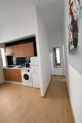 Una cocina o zona de cocina en Habitaciones Parque Retiro y Movistar Arena