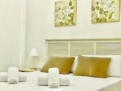 Cama o camas de una habitación en Gran Vía VI - En pleno Centro de Madrid