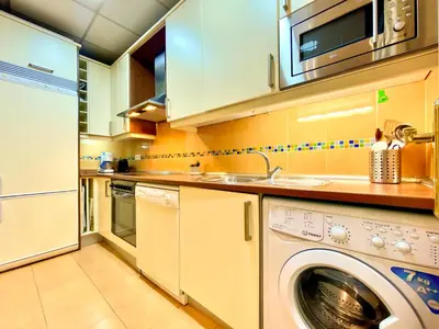 Una cocina o zona de cocina en Gran Vía VI - En pleno Centro de Madrid