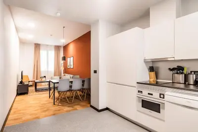 Una cocina o zona de cocina en Bob W Madrid Atocha