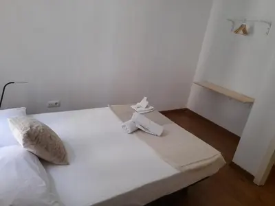 Cama o camas de una habitación en Espoz habitaciones