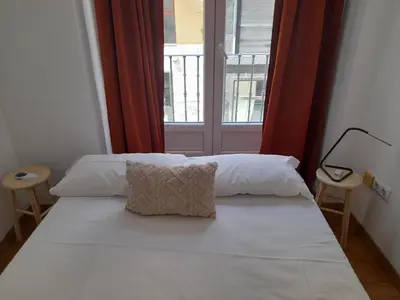 Cama o camas de una habitación en Espoz habitaciones