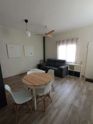 Zona de estar de La Casita de Vallecas
