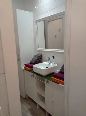 Un baño de La Casita de Vallecas