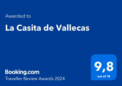 Certificado, premio, señal o documento que está expuesto en La Casita de Vallecas