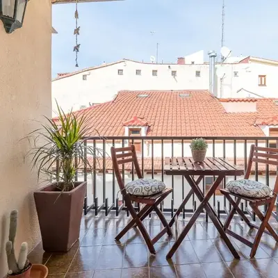 Apartamento con terraza en el centro de Madrid