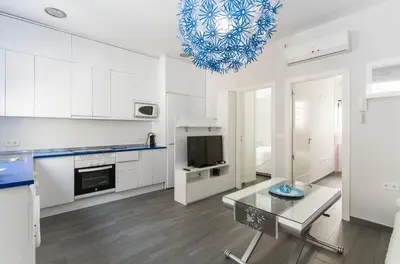 Una cocina o zona de cocina en FANTÁSTICO APARTAMENTO MADRID RIÓ-PUERTA DEL ÁNGEL