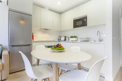 Una cocina o zona de cocina en Apartamento Malasaña Terrace en Madrid