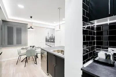 Una cocina o zona de cocina en Noviciado Apartment