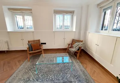 Zona de estar de Apartamentos Madrid Río