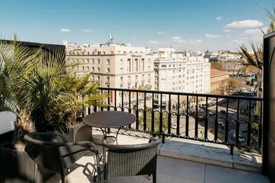 Un balcón o terraza de Hotel Villa Real, a member of Preferred Hotels & Resorts