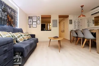 Zona de estar de Fantástico Piso en La Latina, Madrid 6 personas