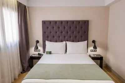 Cama o camas de una habitación en Zenit Abeba