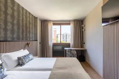 Cama o camas de una habitación en Acta Pirámides