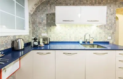 Una cocina o zona de cocina en Chueca - Apartamento tranquilo para 4 personas-P35