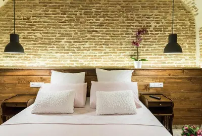 Cama o camas de una habitación en Chueca - Apartamento tranquilo para 4 personas-P35