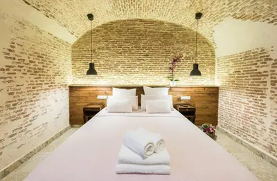 Cama o camas de una habitación en Chueca - Apartamento tranquilo para 4 personas-P35