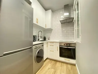 Una cocina o zona de cocina en Piso Lacy Ile Temporal