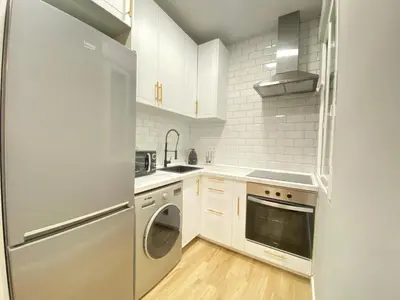 Una cocina o zona de cocina en Piso Lacy Ile Temporal