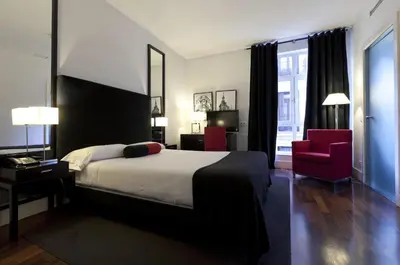 Cama o camas de una habitación en Quatro Puerta del Sol