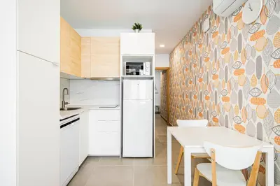 Una cocina o zona de cocina en Dobo Madrid ANR2