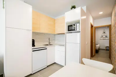 Una cocina o zona de cocina en Dobo Madrid ANR2