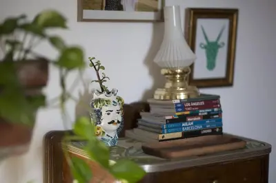 Biblioteca en el apartamento