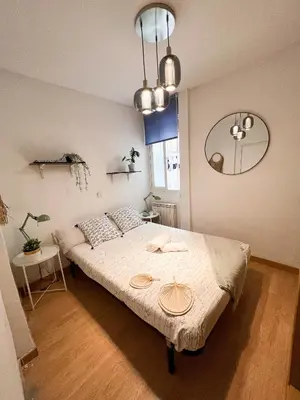 Cama o camas de una habitación en La Estancia de Garrido