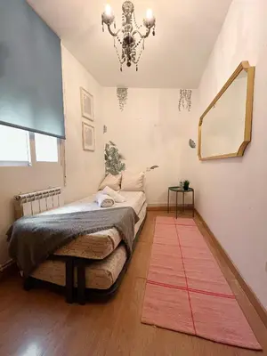 Cama o camas de una habitación en La Estancia de Garrido