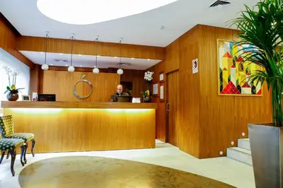 El vestíbulo o zona de recepción de Hotel Opera