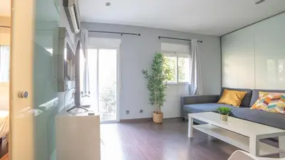 Zona de estar de MyHouseSpain - Moderno apartamento a escasos metros del Bernabeu