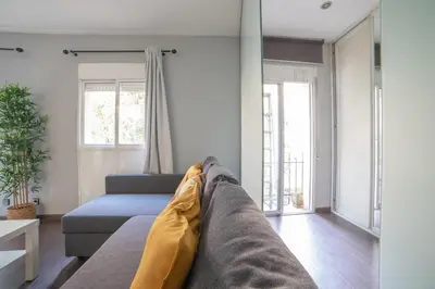 Zona de estar de MyHouseSpain - Moderno apartamento a escasos metros del Bernabeu