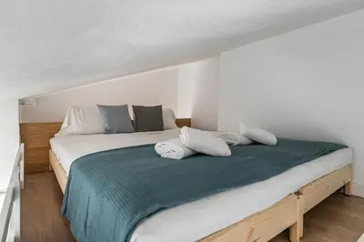Cama o camas de una habitación en Waou Justicia I - Alquiler Corta Duración