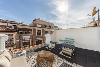 Un balcón o terraza de Waou Justicia I - Alquiler Corta Duración