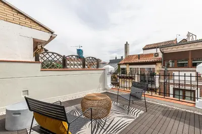 Un balcón o terraza de Waou Justicia I - Alquiler Corta Duración